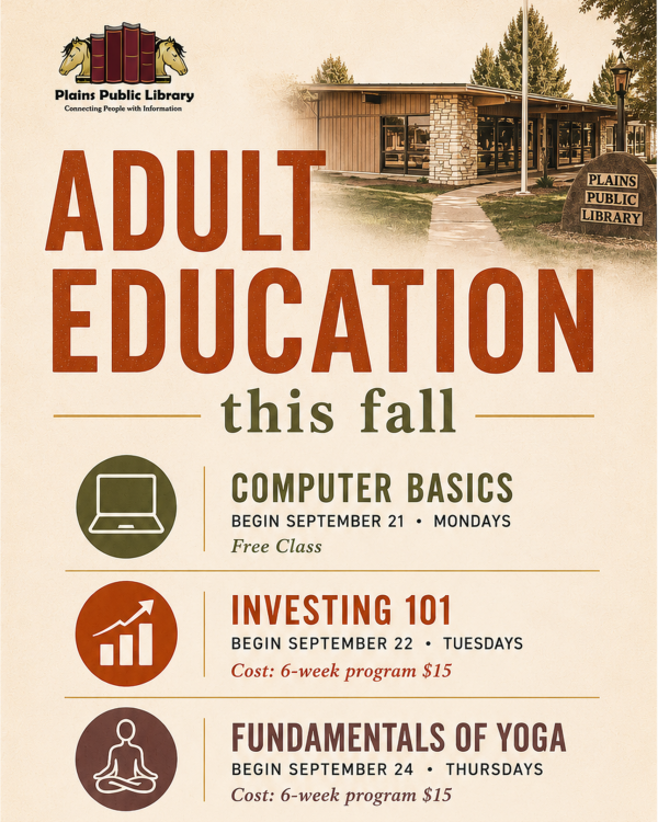 Fall Adult Education Poster